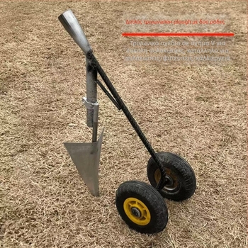 Τρία σε ένα: Πολυλειτουργική διτροχική φτυάρα με ισχυρή ώθηση για χαλάρωση εδάφους, διάνοιξη αυλακώσεων και αποκατάσταση γης; Υλικό: ορείχαλκος + ηλεκτρικό λευκό ατσάλι; Στερεωτική επένδυση από ασήμι; Καθαρότητα αργύρου 98%; Έκδοση Χειμώνας 2022