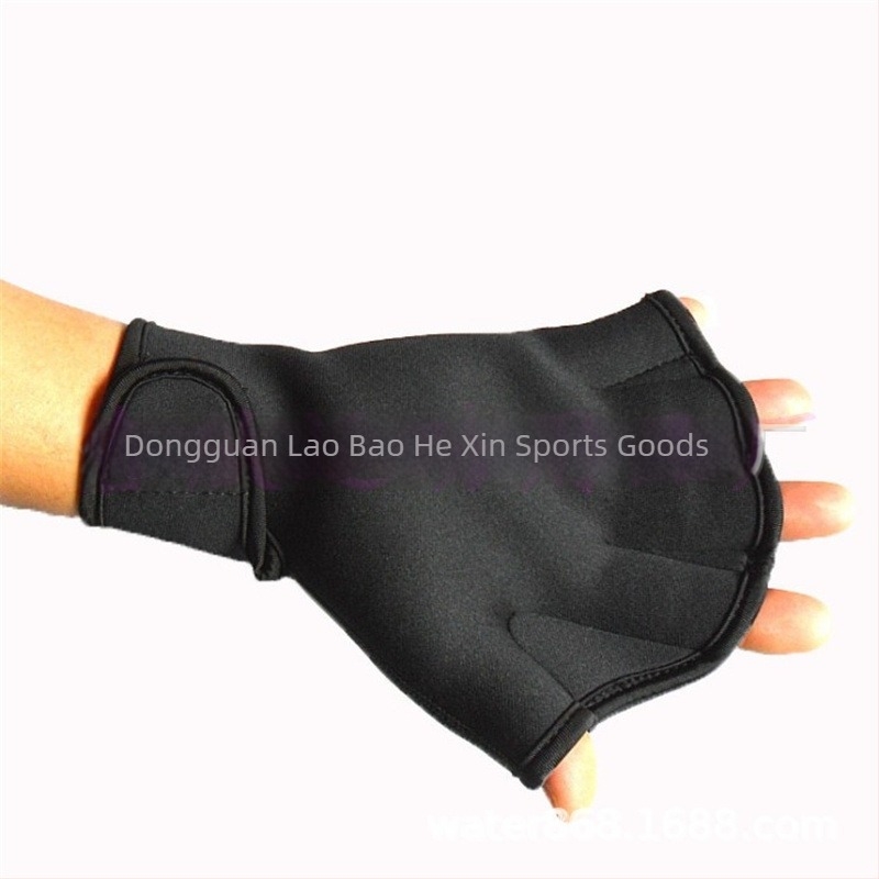 Γάντια χωρίς δάχτυλα για κολύμβηση, βελτιώνουν την ταχύτητα, μοντέλο S-866, ύφασμα κατάδυσης