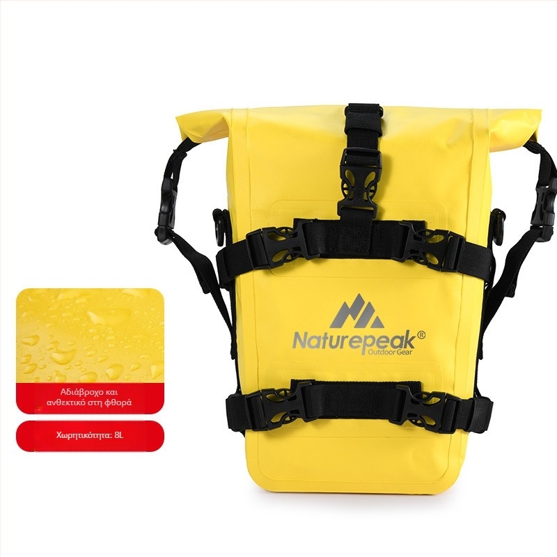 Naturepeak PVC τσάντα ποδηλάτου, 8 λίτρων