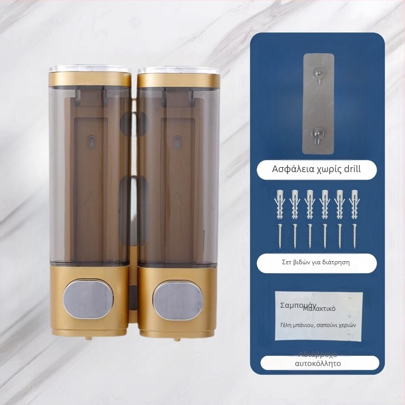 Διανομέας σαπουνιού τοίχου με αισθητήρα, εγκατάσταση χωρίς διάτρηση, πλαστικό σώμα