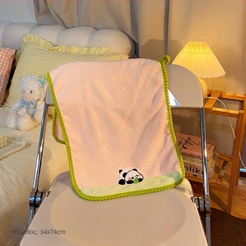 Πετσέτα μπάνιου από κοραλλί φλίς, 40s νήμα, 450 γρ+, σειρά κινουμένων σχεδίων, εκτύπωση λογότυπου