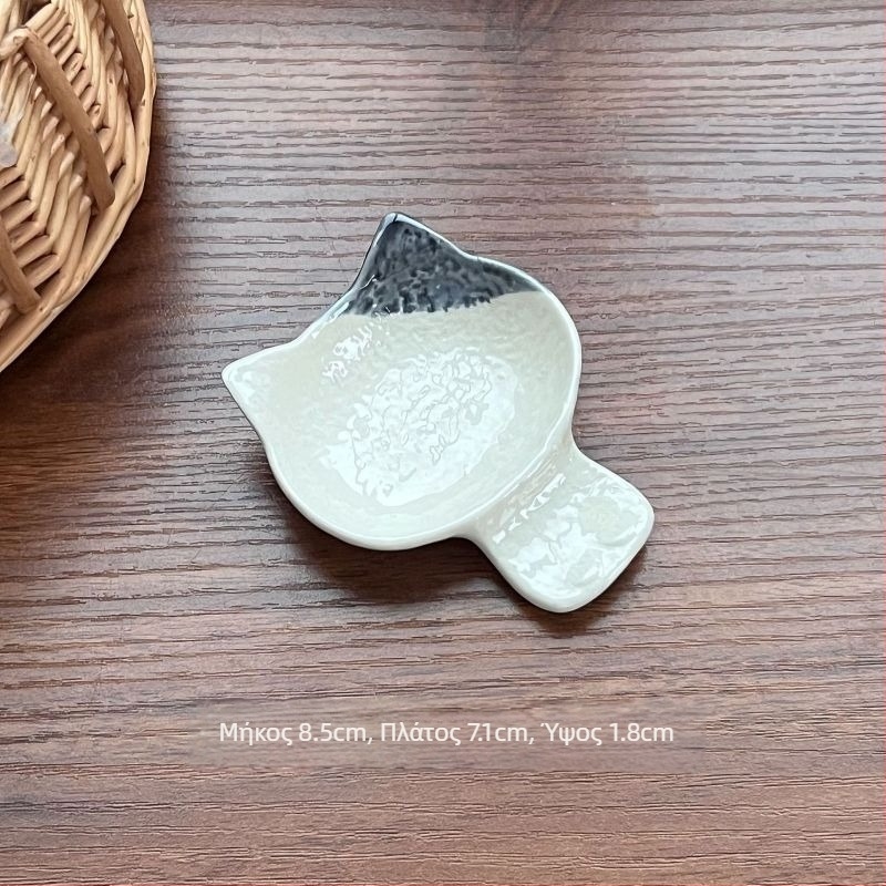 Σετ κεραμικών ειδών σερβιρίσματος σε ιαπωνικό στυλ — τετράγωνα μπολ και πιάτα, διακόσμηση κάτω από το γλάσο, κατάλληλο για φούρνο μικροκυμάτων, μπολ για γιαούρτι