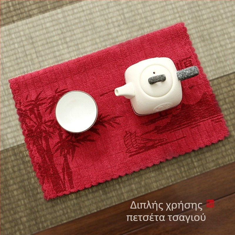 Tailong Gold Πετσέτα Τσαγιού από Υπερλεπτή Ίνα — 60 g, υψηλή απορροφητικότητα (5–10 s), διαδικασία εκτύπωσης