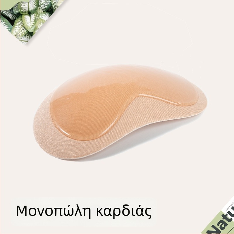 Επιθέματα στήθους - καρδιάς σχήματος, αυτοκόλλητα, διπλής όψεως αδιάβροχα, βαμβακερή ενίσχυση