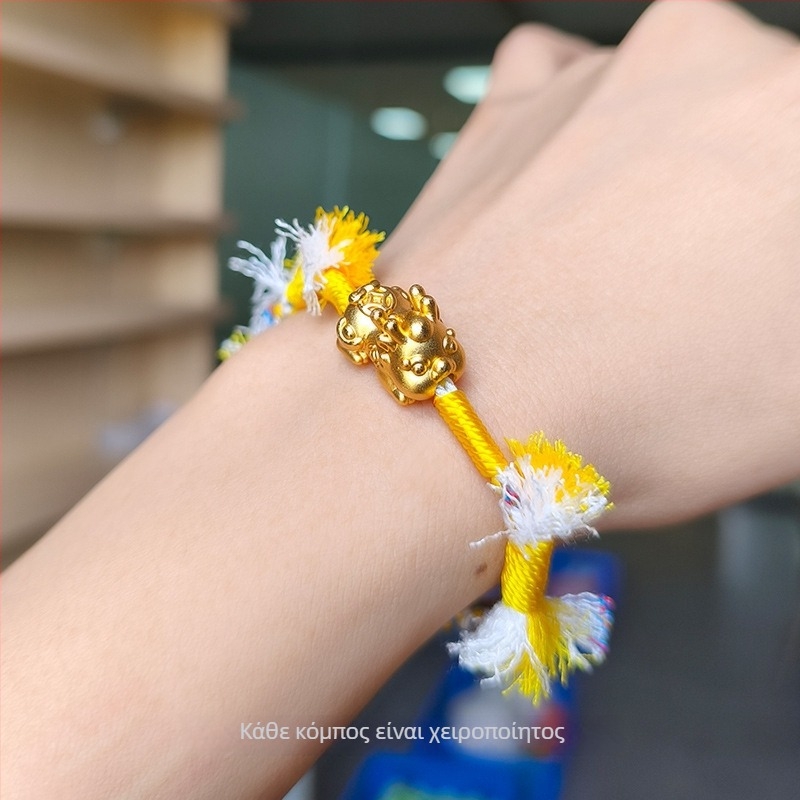 DIY πλεκτό βραχιόλι από κορδόνι — χειροποίητο πλέξιμο, γυναικείος σχεδιασμός, καλοκαίρι 2025