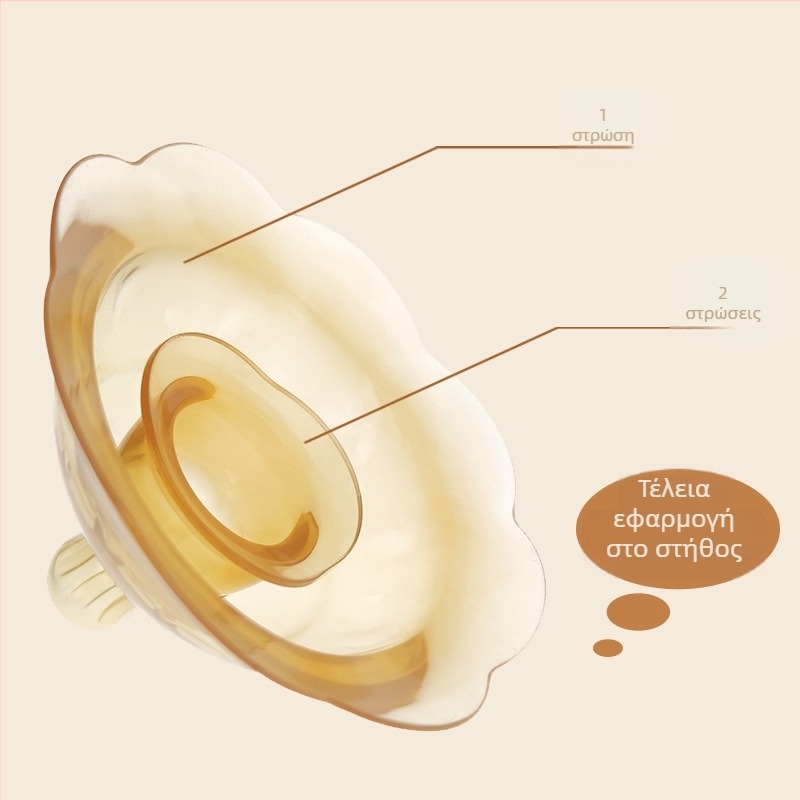 Θήκη θηλών για αντλία γάλακτος – διπλού στρώματος σιλικόνης, προστατευτής θηλής, εσωτερική κοιλότητα