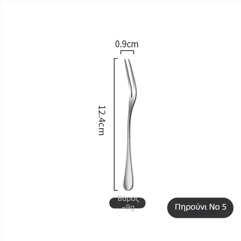 Σετ μαχαιρών, πιρουνιών και κουταλιών από ανοξείδωτο ατσάλι 410 με καθρέπτισμα επιφανείας — μοντέρνο, απλό στυλ.