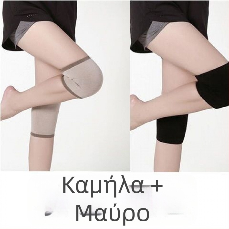 Επιγονατίδες από βαμβάκι-σπαντέξ, αντιολισθητικές, λεπτό μοντέλο, για ενήλικες, αθλητικές χρήσεις