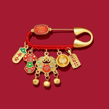 Ξύλινη καρφίτσα με ηλεκτροπλατινωμένη επίστρωση, βίντατζ στυλ, λογοτεχνικό ρετρό, unisex αξεσουάρ, άνοιξη 2025