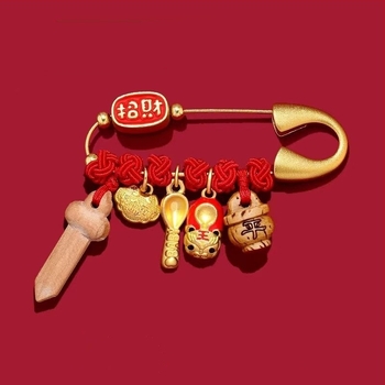 Ξύλινη καρφίτσα με ηλεκτροπλατινωμένη επίστρωση, βίντατζ στυλ, λογοτεχνικό ρετρό, unisex αξεσουάρ, άνοιξη 2025