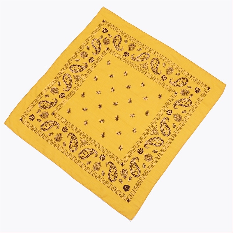 Jiechen Clothing Τενσελ Τετράγωνη Εσάρπα – Εκτυπωμένο streetwear hip hop, Πολυλειτουργική αθλητική εσάρπα, 100% Lyocell ίνες