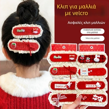 Αξεσουάρ κεφαλής παιδικό - εθνοτικό στυλ, μορφή κούκλας, διακόσμηση από ύφασμα με λουλούδια, προέλευση: Jinhua, χειμερινή συλλογή 2025