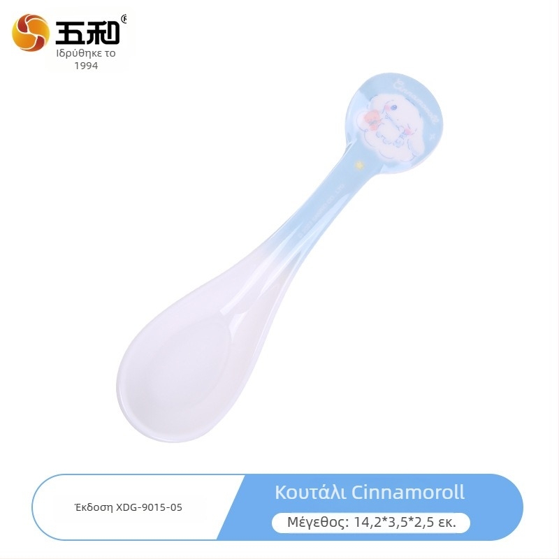 Παιδικό πλαστικό κουτάλι με σχέδιο καρτούν — υλικό κατάλληλο για τρόφιμα, ποιότητας πρώτης κατηγορίας