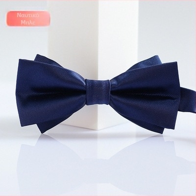 Unisex σατέν παπιόν με επίπεδη κεφαλή για επίσημο ντύσιμο, μονοχρωματικό ύφασμα