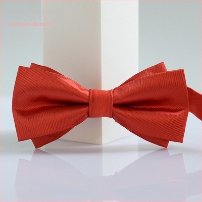 Unisex σατέν παπιόν με επίπεδη κεφαλή για επίσημο ντύσιμο, μονοχρωματικό ύφασμα