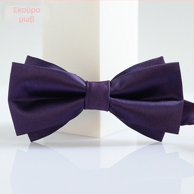 Unisex σατέν παπιόν με επίπεδη κεφαλή για επίσημο ντύσιμο, μονοχρωματικό ύφασμα