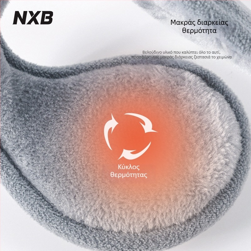 NXB Back-Wearing Earmuffs για άνδρες – Χειμώνας & Φθινόπωρο, Διατήρηση Θερμότητας