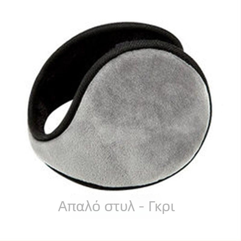 Juji βελούδινα earmuffs – πίσω-φορεμένα, καθολικό στυλ, μονόχρωμο σχέδιο, διατηρούν τη ζεστασιά