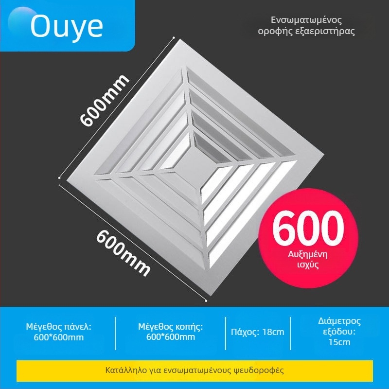 Ono 900-5 εξαεριστήρας, κρεμαστή εγκατάσταση, 220V, 30/40W