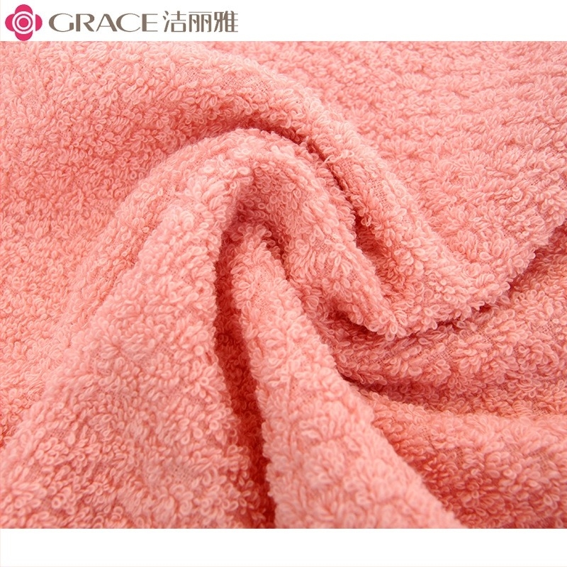 Grace/Jielia βαμβακερή πετσέτα προσώπου, μαλακή και απορροφητική, 100% βαμβάκι, περίπου 40 g, ραφή
