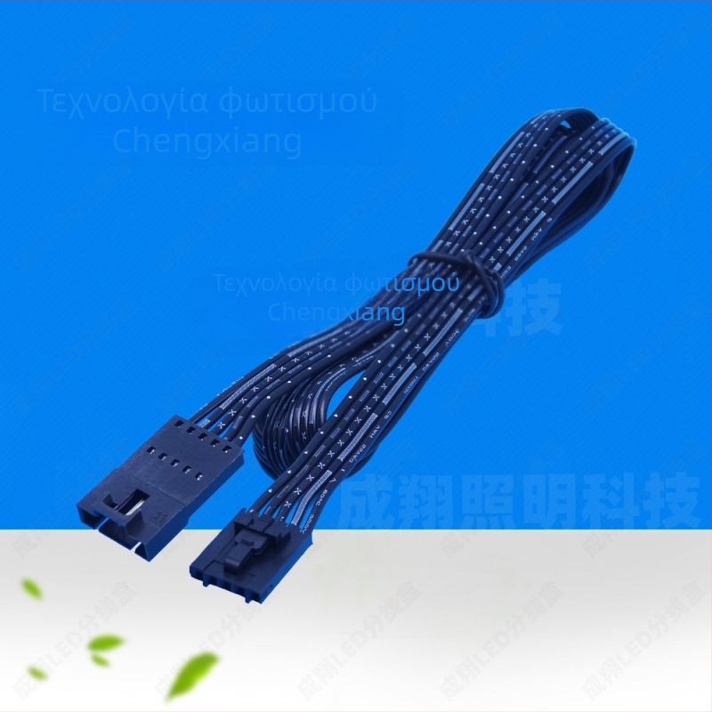 LED RGBW 5-αγωγών κουτί διακλάδωσης, 6 θύρες, 5050 LED συνδετήρας, ABS περίβλημα, Cheng xiang