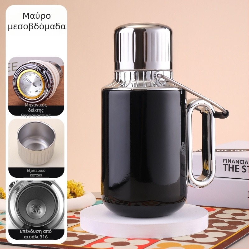 Θερμός μπουκάλι Meng yao, casual στυλ (316 ανοξείδωτο ατσάλι; μόνωση 6-12 ωρών; δυνατό εκτύπωσης λογοτύπου)