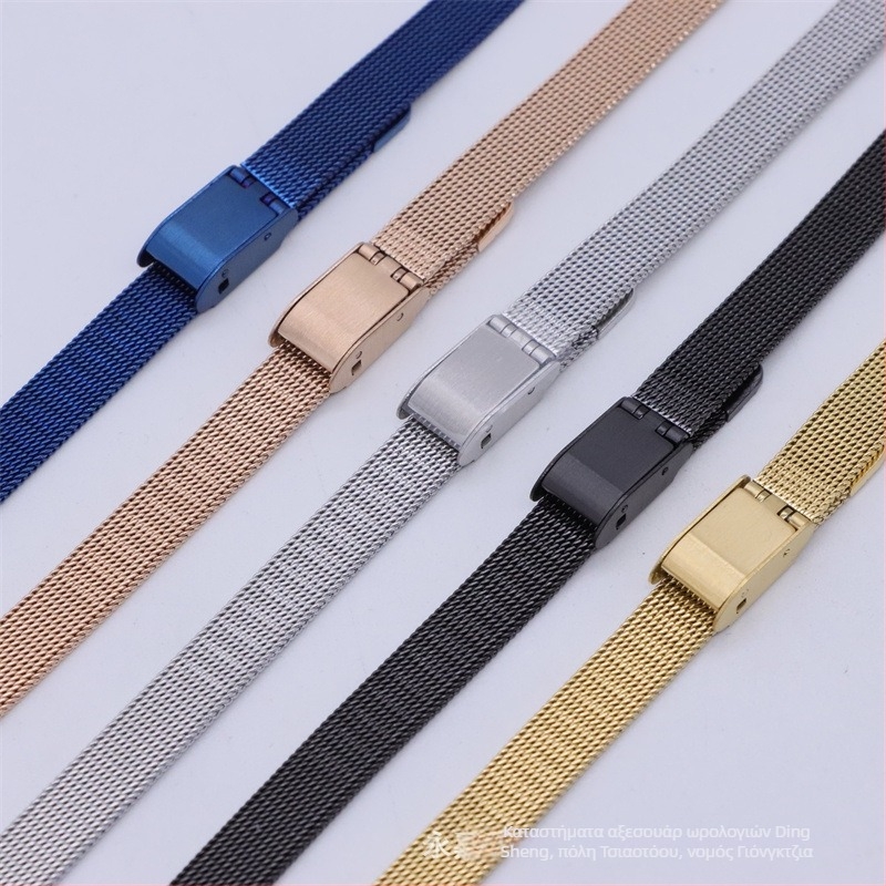 Γυναικείο ρολόι με λουράκι από ανοξείδωτο ατσάλι, Milánói πλέγμα, Talin, Χειμώνας 2023