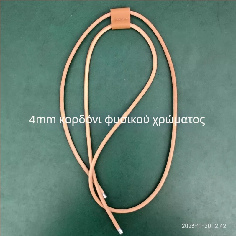 Δερμάτινη τσάντα τύπου bucket με κορδόνι, vintage μοτίβο, γυναικείο σακίδιο