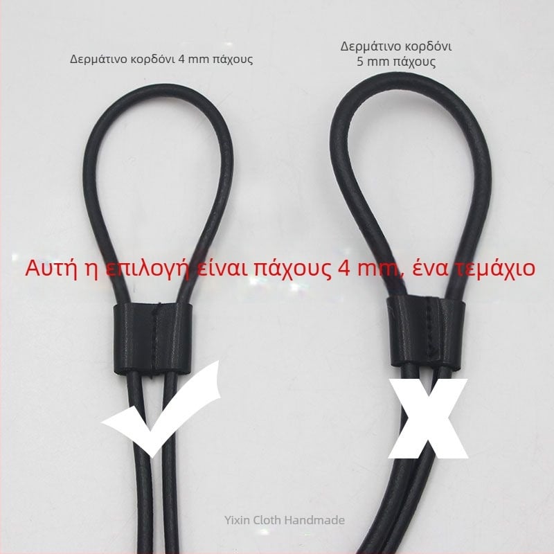 Δερμάτινη τσάντα τύπου bucket με κορδόνι, vintage μοτίβο, γυναικείο σακίδιο