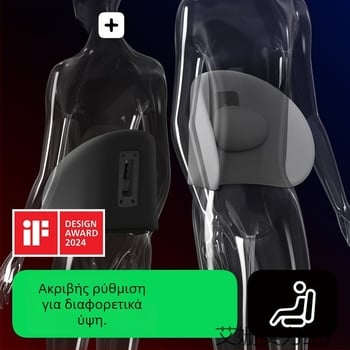 Ρυθμιζόμενη οσφυϊκή στήριξη αυτοκινήτου – μαξιλαράκι πλάτης με γέμισμα βαμβάκι/PP, συμβατή με Cicido/Xiduo, για όλες τις εποχές