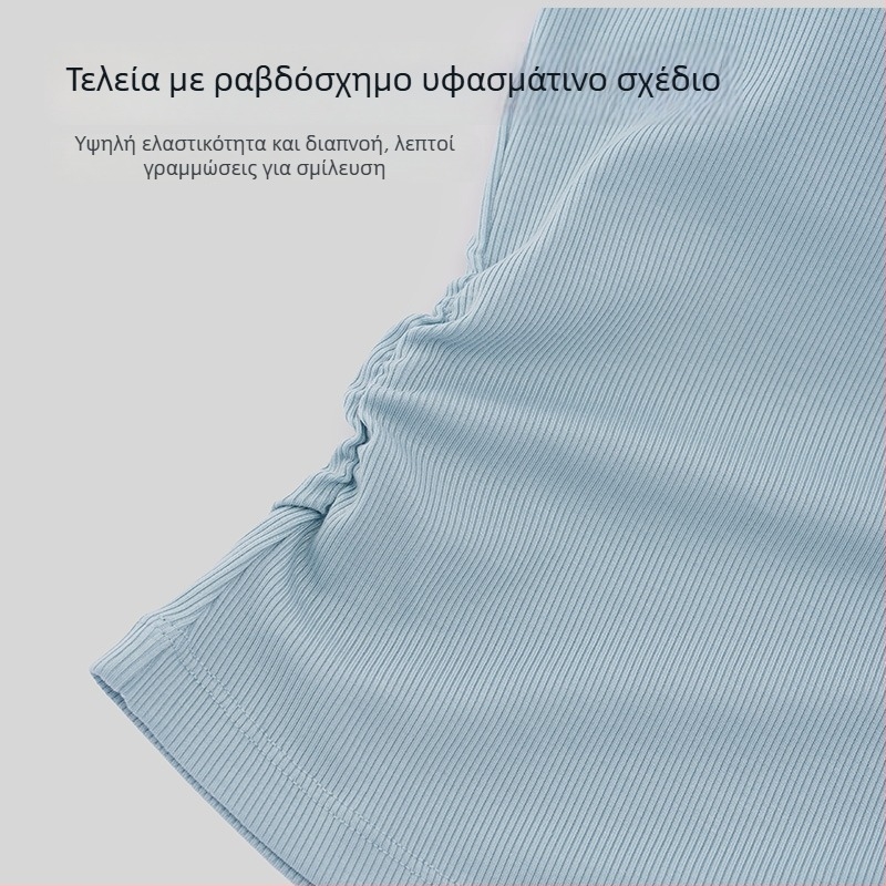 Lyocell χωρίς μανίκια τοπ με επένδυση στήθους, U-λαιμό με ελαστικό χείλος, πλήρης πλάτη, διαπνέον για υπαίθρια σπορ και γιόγκα