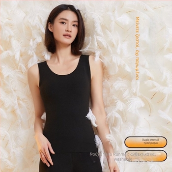 Θερμικό γιλέκο με ενσωματωμένο σουτιέν, διπλό στρώμα πολυεστερικής ύφανσης, υπερπαχιά 351–400 g/m², αντιστατικό και αντιβακτηριακό