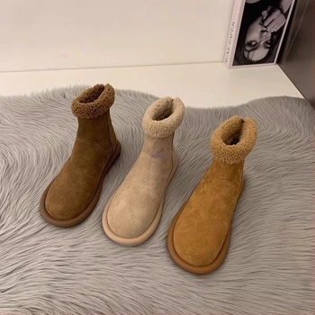 Γυναικείες μπότες χιονιού – επάνω από πολλα υλικά, διαπνεόμενη διχτυωτή επένδυση, καουτσούκ σόλα, κλείσιμο με φερμουάρ, μεσαίο άνοιγμα 7–11 εκ