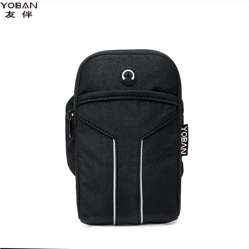 Τσαντάκι βραχίονα για υπαίθριους αθλητισμούς, αδιάβροχο ύφασμα Oxford, ελαφρύ, ανθεκτικό στη φθορά, με ανακλαστικά στοιχεία, unisex