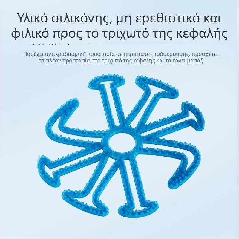Εσωτερική επένδυση σιλικόνης για κράνος ηλεκτρικού μοτοσικλέτας, φιλική προς τα μαλλιά, χωρίς πίεση, αναπνέουσα, συμβατή με ημι-κράνος, καλοκαίρι