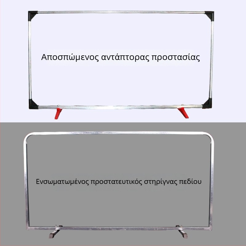 Πλέγμα περίφραξης γηπέδου πινγκ-πονγκ με ενσωματωμένο αποσπώμενο φράγμα, γαλβανισμένος σωλήνας, ύφασμα Oxford