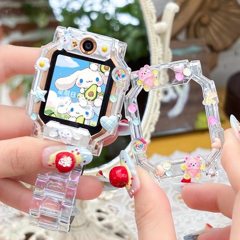 Θήκη TPU προστασίας για το Little Genius smartwatch D2A/D3 και Z11/Z10/Z9/Z8 με φιγούρα DIY καρτούν