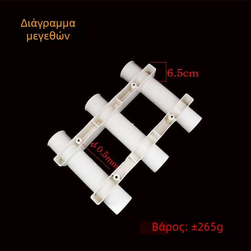 Palaemon πλαστικός δέκτης ραβδιού για θαλάσσιο ψάρεμα με τρία κυλινδρικά τμήματα