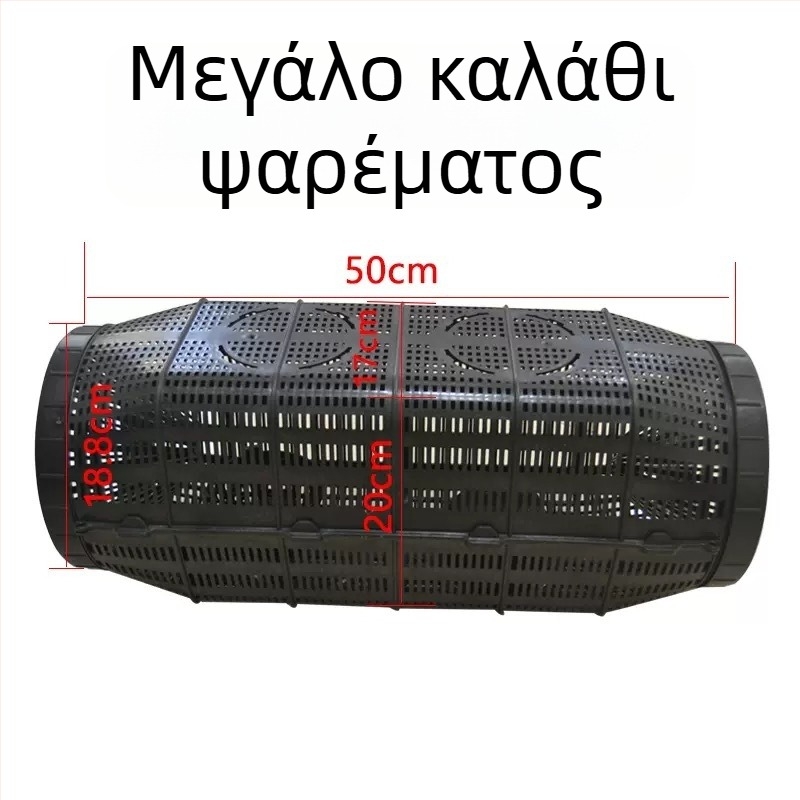 Πλαστικό κλουβί αλιείας με εξαιρετικά παχιά κατασκευή, σχέδιο με 8 οπές ή 6 οπές