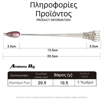 Jetfish Power πενταμελές σετ τεχνητών δολωμάτων για αλιεία — ψεύτικα/βιονικά δολώματα, καταγωγή Weihai