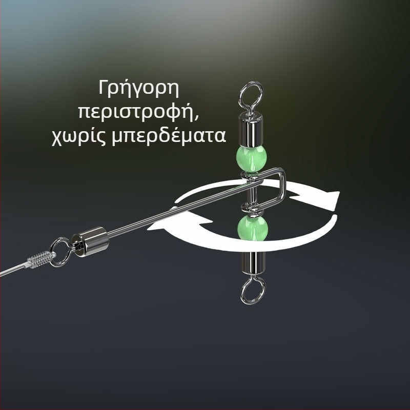 Σετ ψαρέματος με χαρταετό — Αντεστραμμένο σετ, εξοπλισμός με νάιλον νήμα, κατάλληλο για ποταμούς, λίμνες και φράγματα