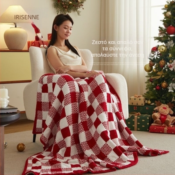 Κουβέρτα Coral fleece, πολυεστέρας; 450 g/m² και άνω; χειμώνας; στυλ ελαφριάς πολυτέλειας