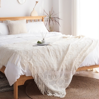 Κυκλικό κάλυμμα κρεβατιού σε κομψό στυλ ελαφρού πολυτελούς – 100% ακρυλικό, 800G, κατάλληλο για σαλόνι/καναπέ ή υπνοδωμάτιο, άλλος τύπος κουβέρτας