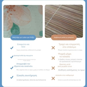 Σετ σεντονιών στρώματος από φυσικό λατέξ, δροσιστικό, 3 τεμάχια, κεντημένα στοιχεία, μοντέρνο μινιμαλιστικό στυλ, περιεκτικότητα λατέξ >90%, δυνατότητα προσαρμογής