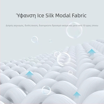 Σετ σεντονιών στρώματος από φυσικό λατέξ, δροσιστικό, 3 τεμάχια, κεντημένα στοιχεία, μοντέρνο μινιμαλιστικό στυλ, περιεκτικότητα λατέξ >90%, δυνατότητα προσαρμογής