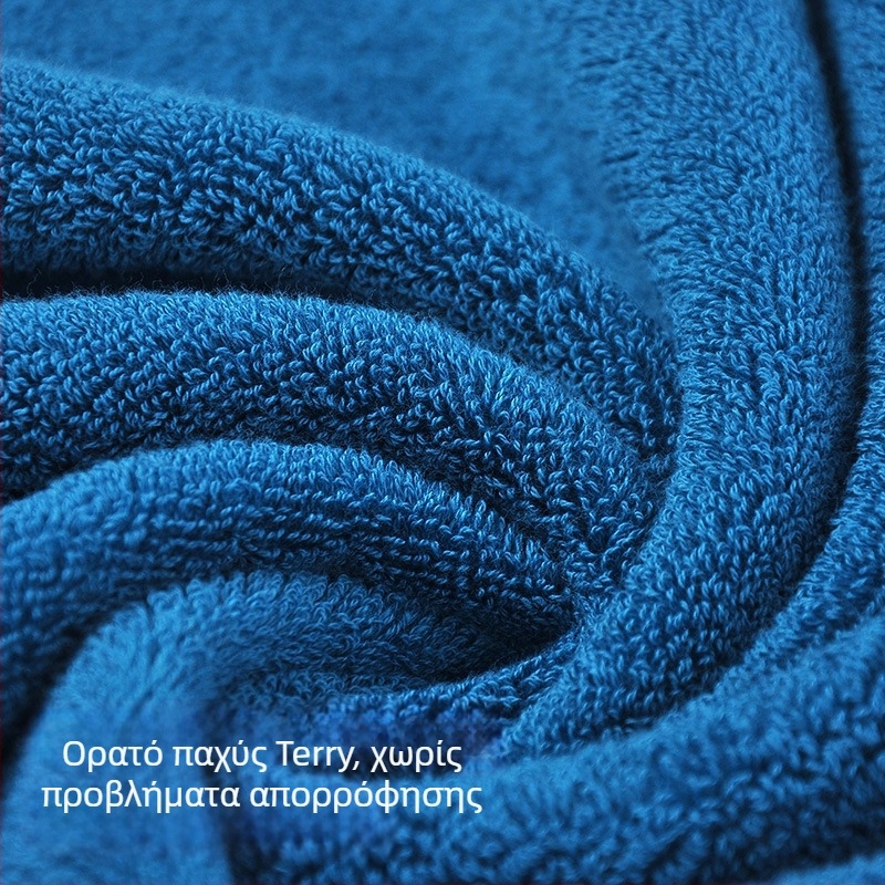 Πετσέτα μπάνιου - 100% βαμβάκι, 500 γρ+, Ζακάρ ύφανση, Νήμα 32, Διαθέσιμη προσαρμογή
