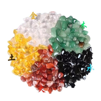 Κρυστάλλινο γεωμετρικό διακοσμητικό, κινεζικού στυλ, πέντε στοιχεία, προσέλκυση πλούτου