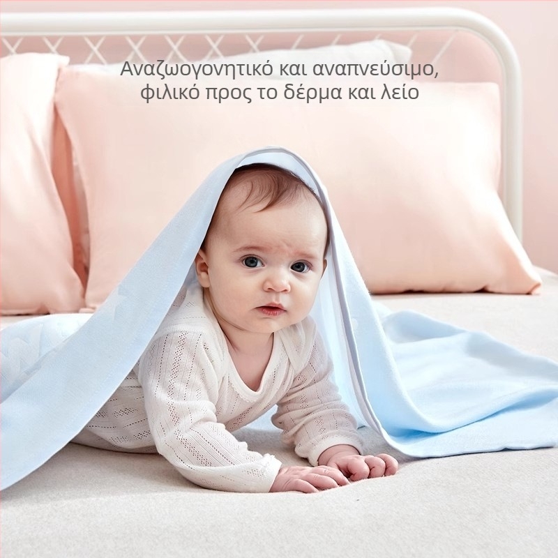 Βρεφικό πάπλωμα από ίνες μπαμπού — Καλοκαίρι, ελαφρύ κάτω από 300 g, μοτίβο καρτούν, στυλ καρτούν