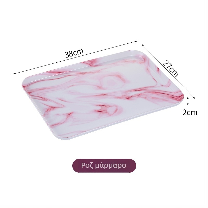 Μελαμινένια πιατέλα σε ιαπωνικό στυλ με φλοράλ μοτίβο, τετράγωνο/ορθογώνιο σχήμα, ιδανική για πρωινό και σερβίρισμα τσαγιού, δυνατότητα εκτύπωσης λογοτύπου