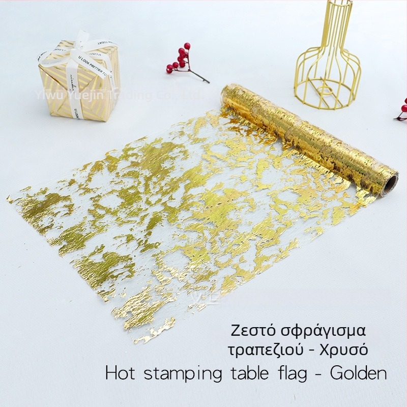 Διάδρομος τραπεζιού από πολυεστέρα, 100% πολυεστέρας, στυλ: ελαφρύς πολυτελής, προσαρμογή διαθέσιμη